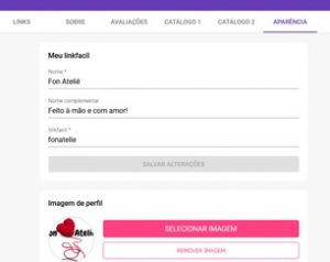 personalizar seu linkfacil